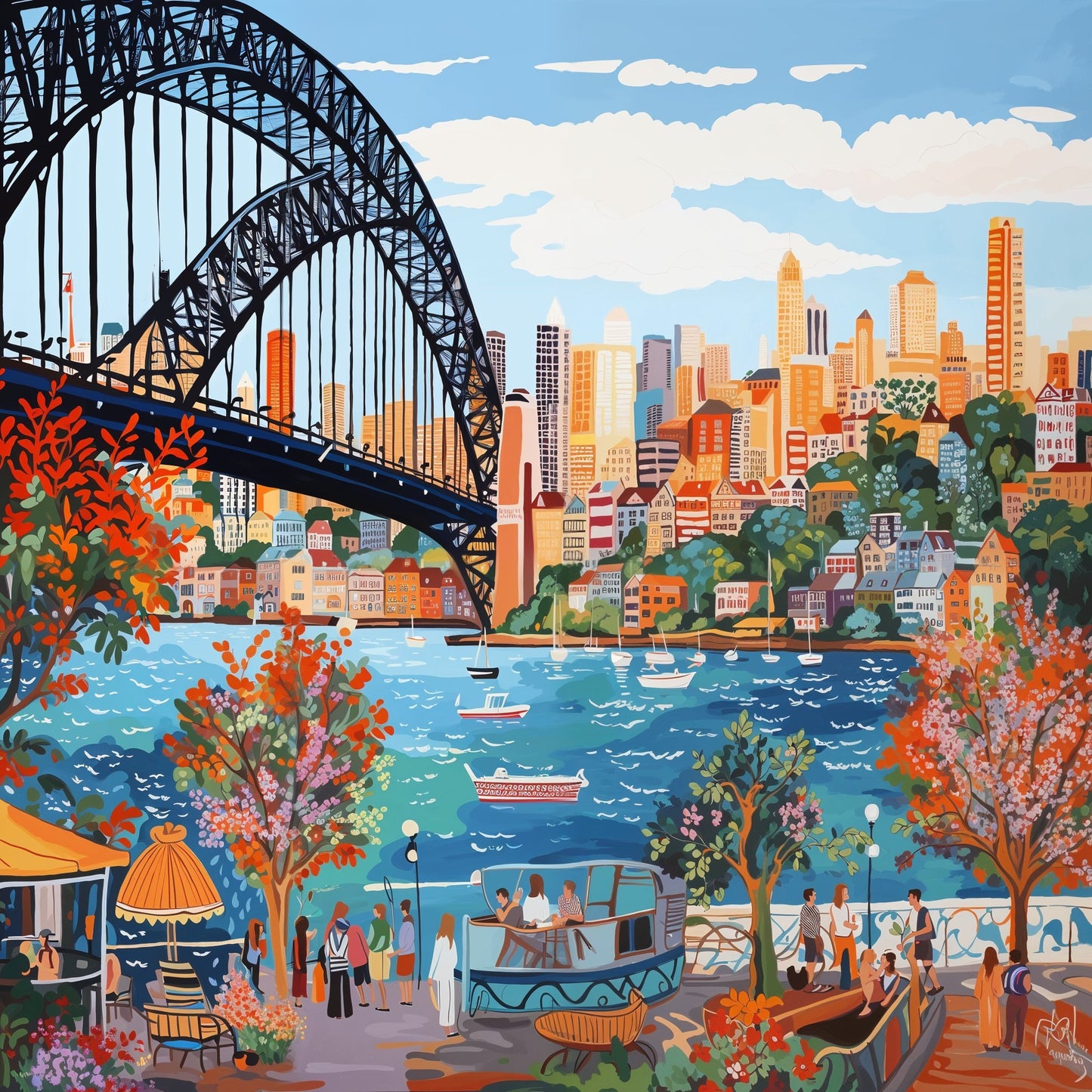 Beautiful North Sydney View Jigsaw Set